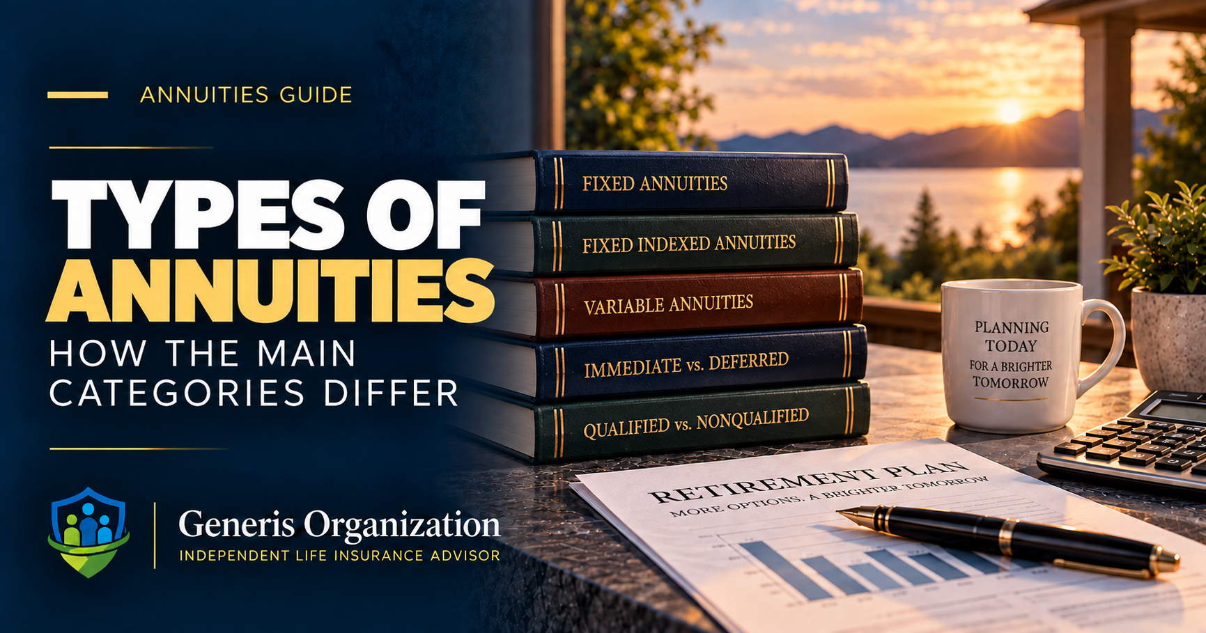 Types of Annuities educational guide from Generis Organization