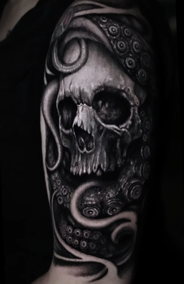 Max Demian Black Gray Tattoo NYC