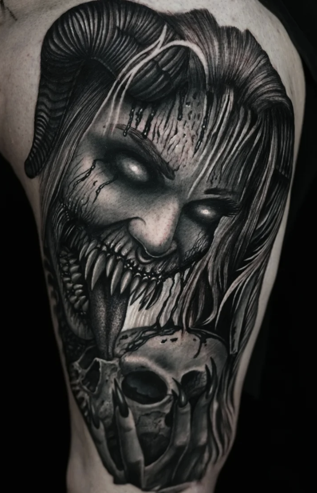 Max Demian Black Gray Tattoo NYC