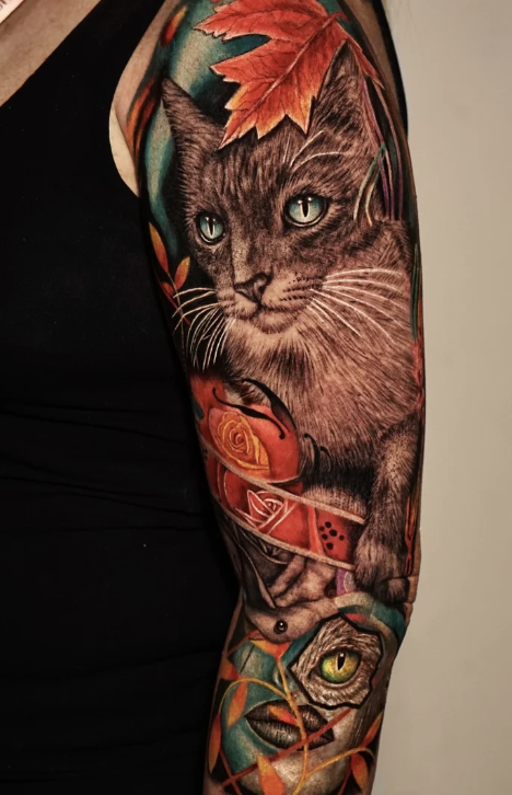 Max Demian Color Tattoo NYC