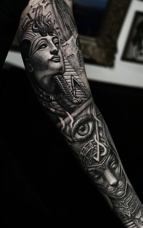 Max Demian Full Sleeve Tattoo NYC