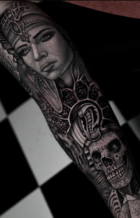 Max Demian Full Sleeve Tattoo NYC