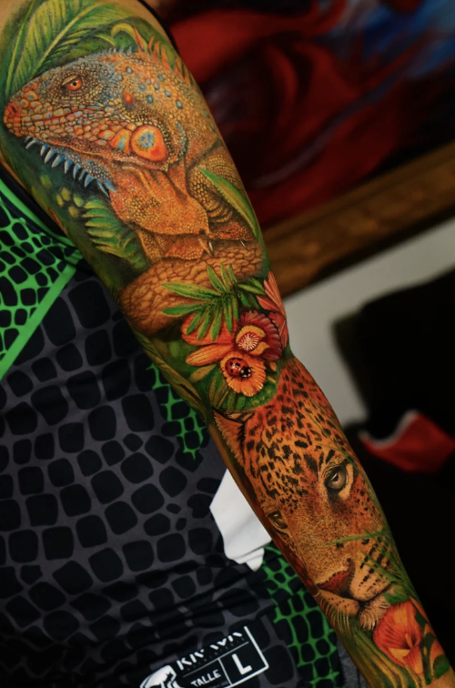 Max Demian Full Sleeve Tattoo NYC