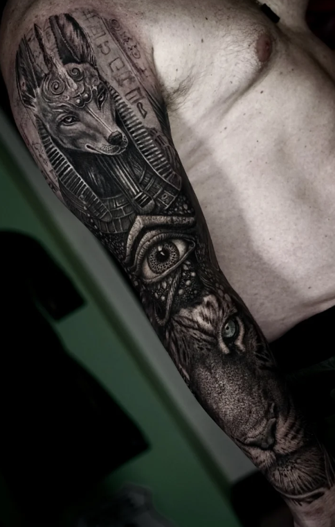 Max Demian Full Sleeve Tattoo NYC
