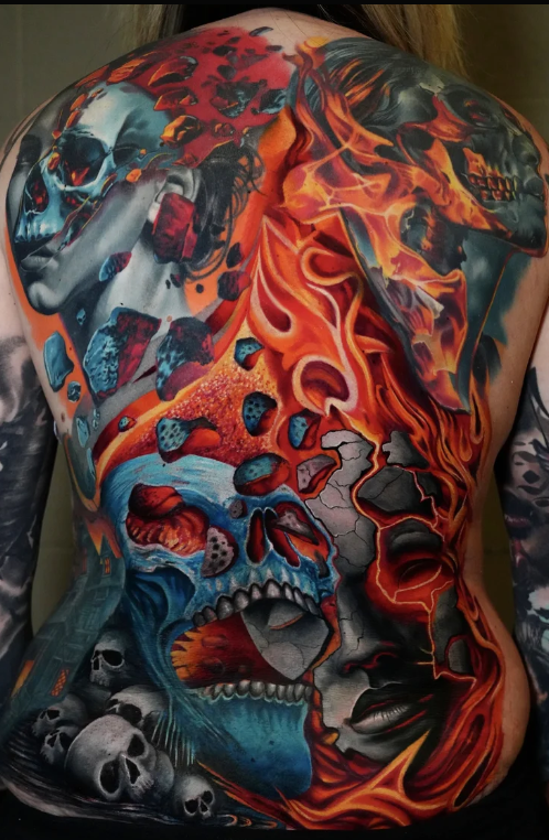 Max Demian Full Sleeve Tattoo NYC