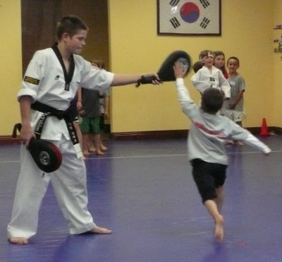 Song Tae Kwon Do student training