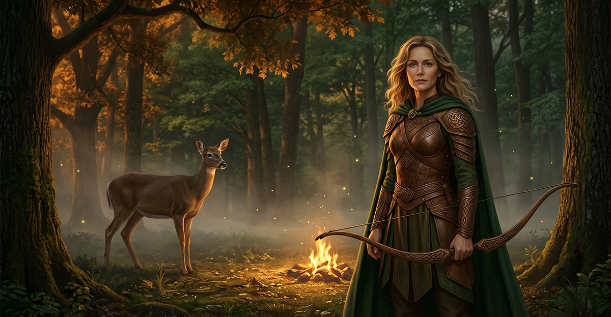 the huntress and the fire the huntress and the fire