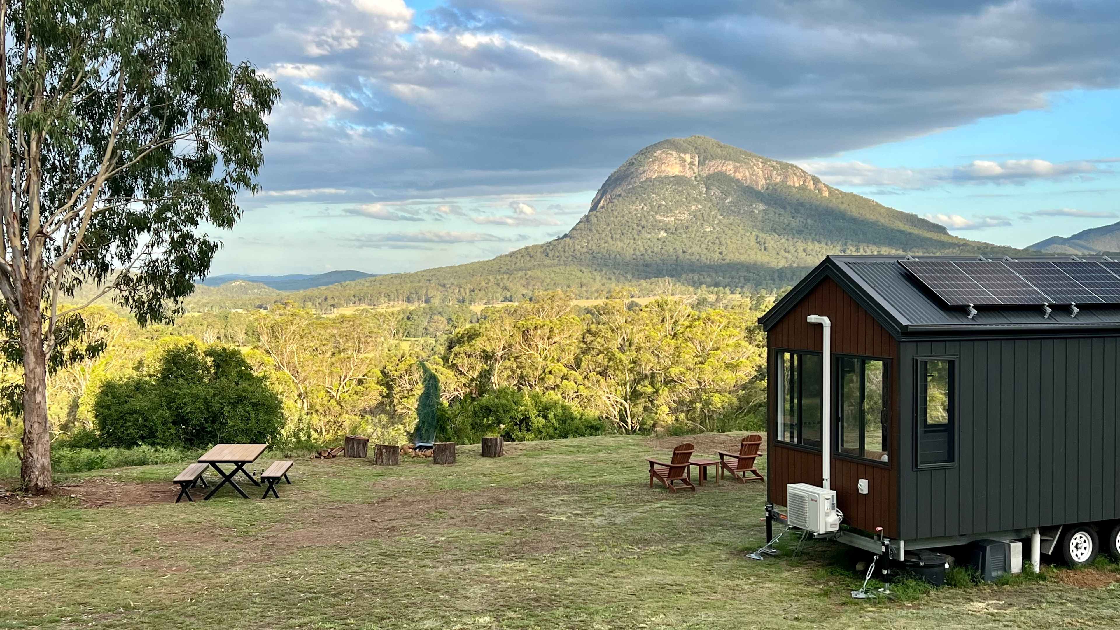 Tiny Home with a view of the mountains
