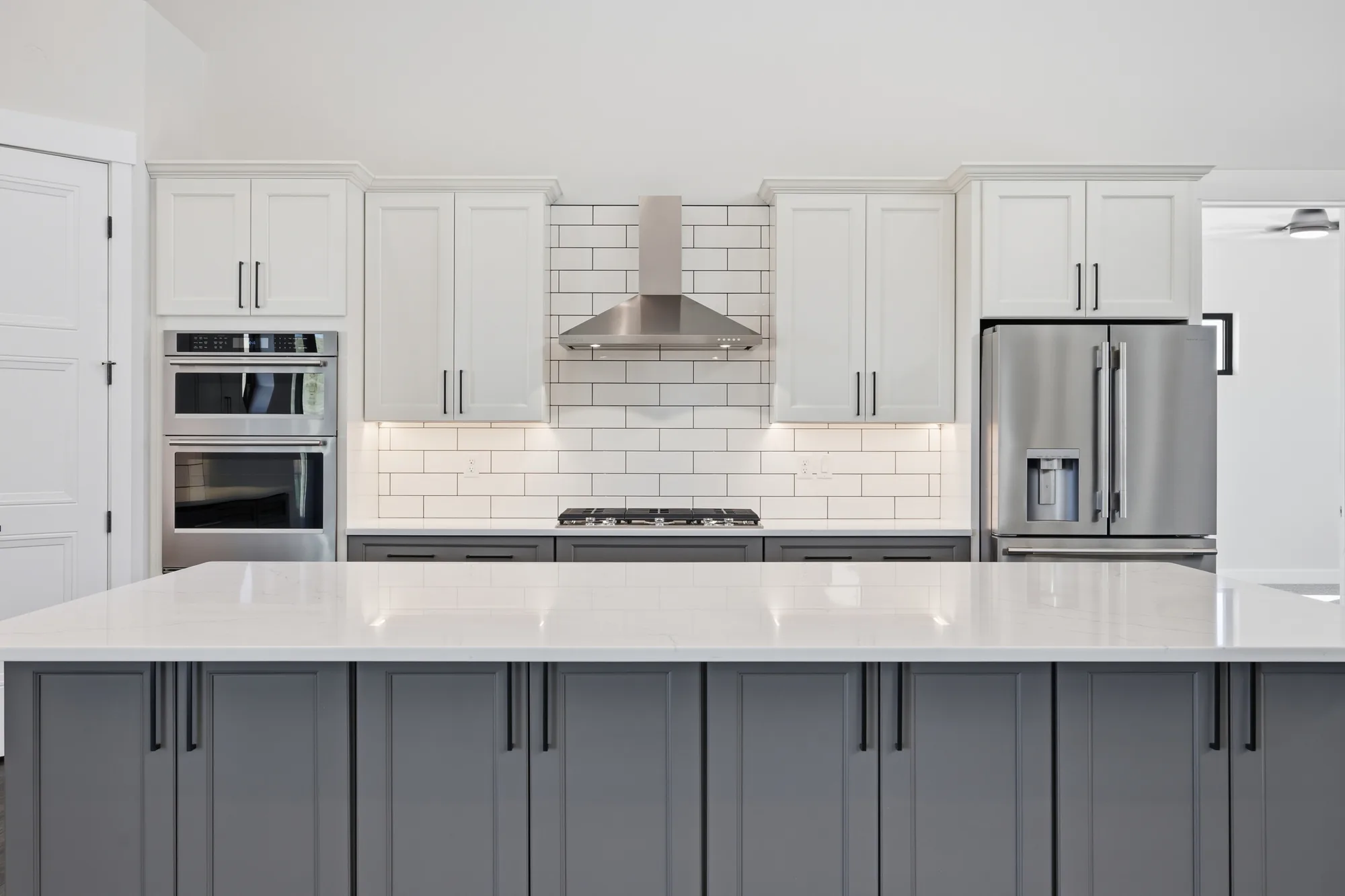 Kitchen in a new custom home in Casper, WY