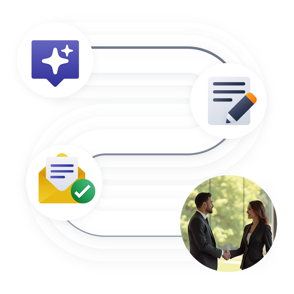 AI-powered email outreach for consultants - write tailored client pitches in your voice to save hours weekly