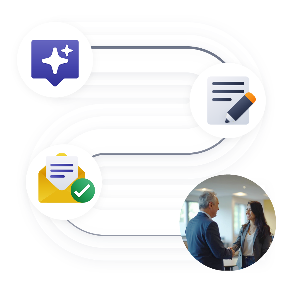 AI-powered email outreach for consultants - write tailored client pitches in your voice to save hours weekly