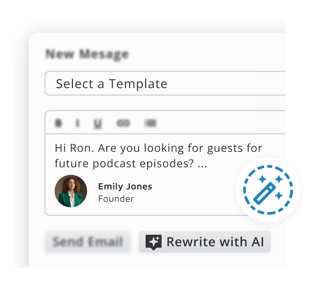 What's broken in traditional business development - Random outreach, unreliable referrals, unpredictability, and inconsistent deal flow illustrated with icons