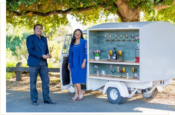 Built like a franchise team with mobile bar
