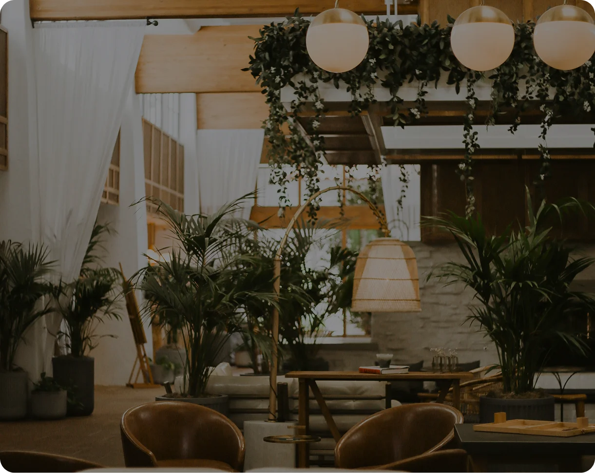 modern lounge area