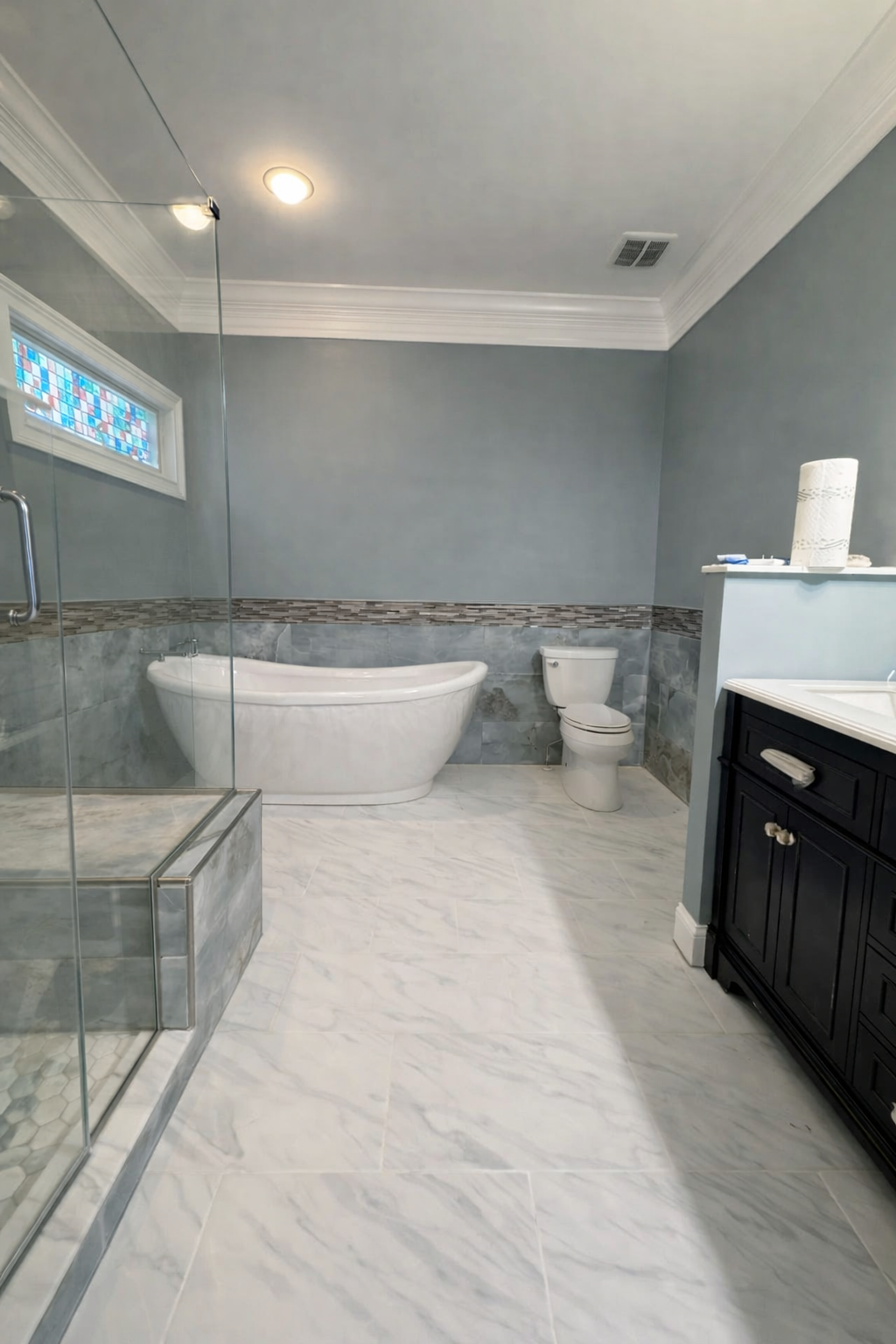 New bathroom plumbing installed by FIXALL in Middletown NJ