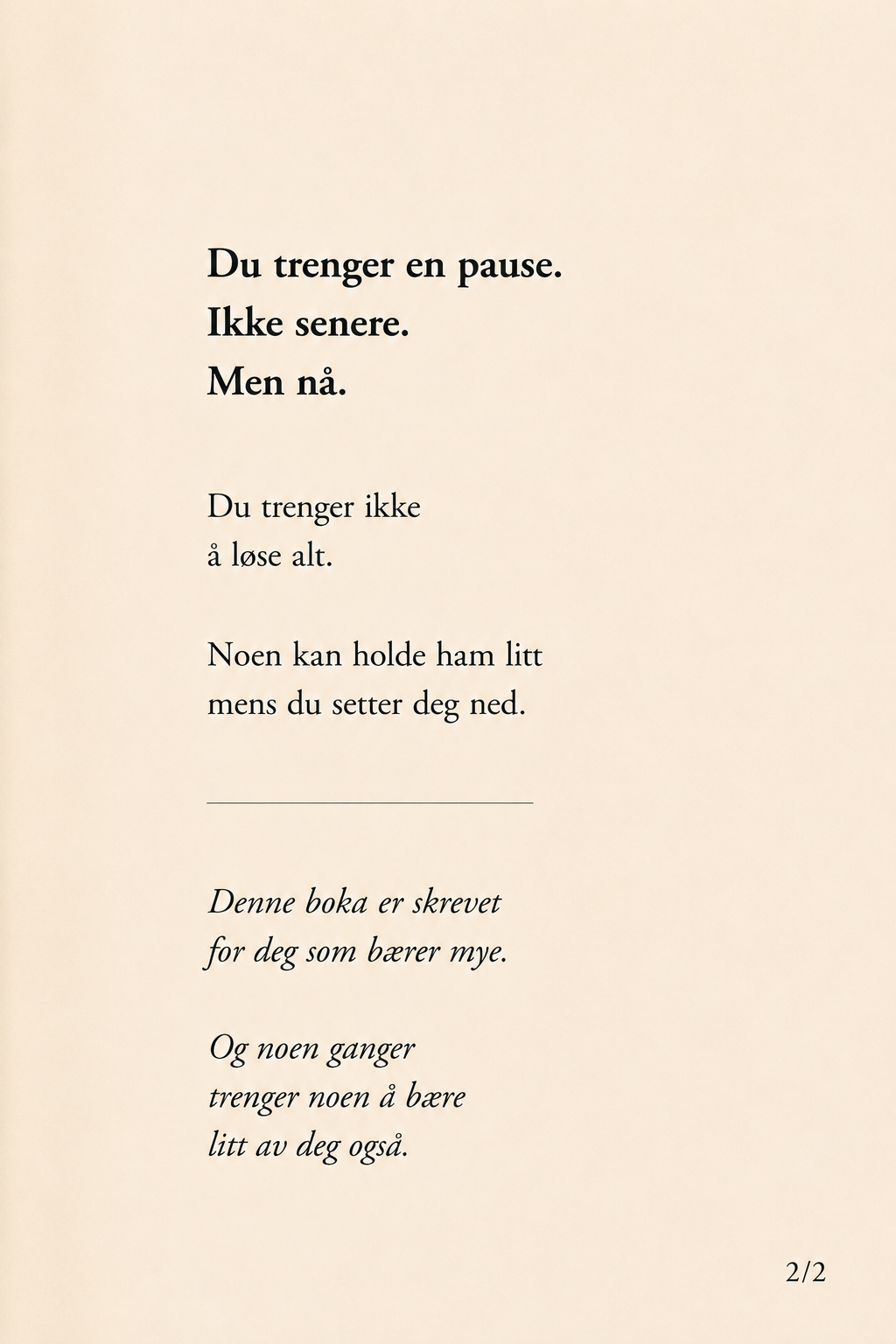 Du trenger en pause — side 2