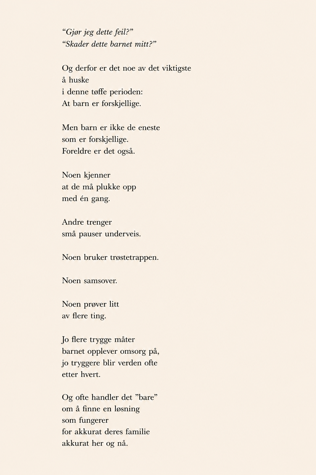 Gråt ved legging og nattevåk — side 2