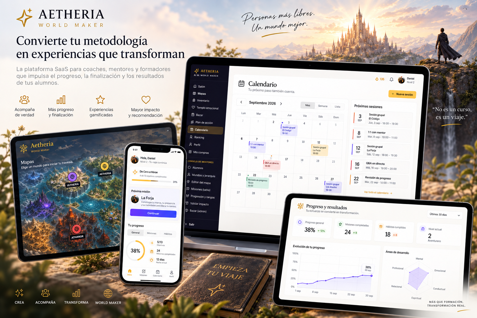 Captura del proyecto Aetheria - world maker