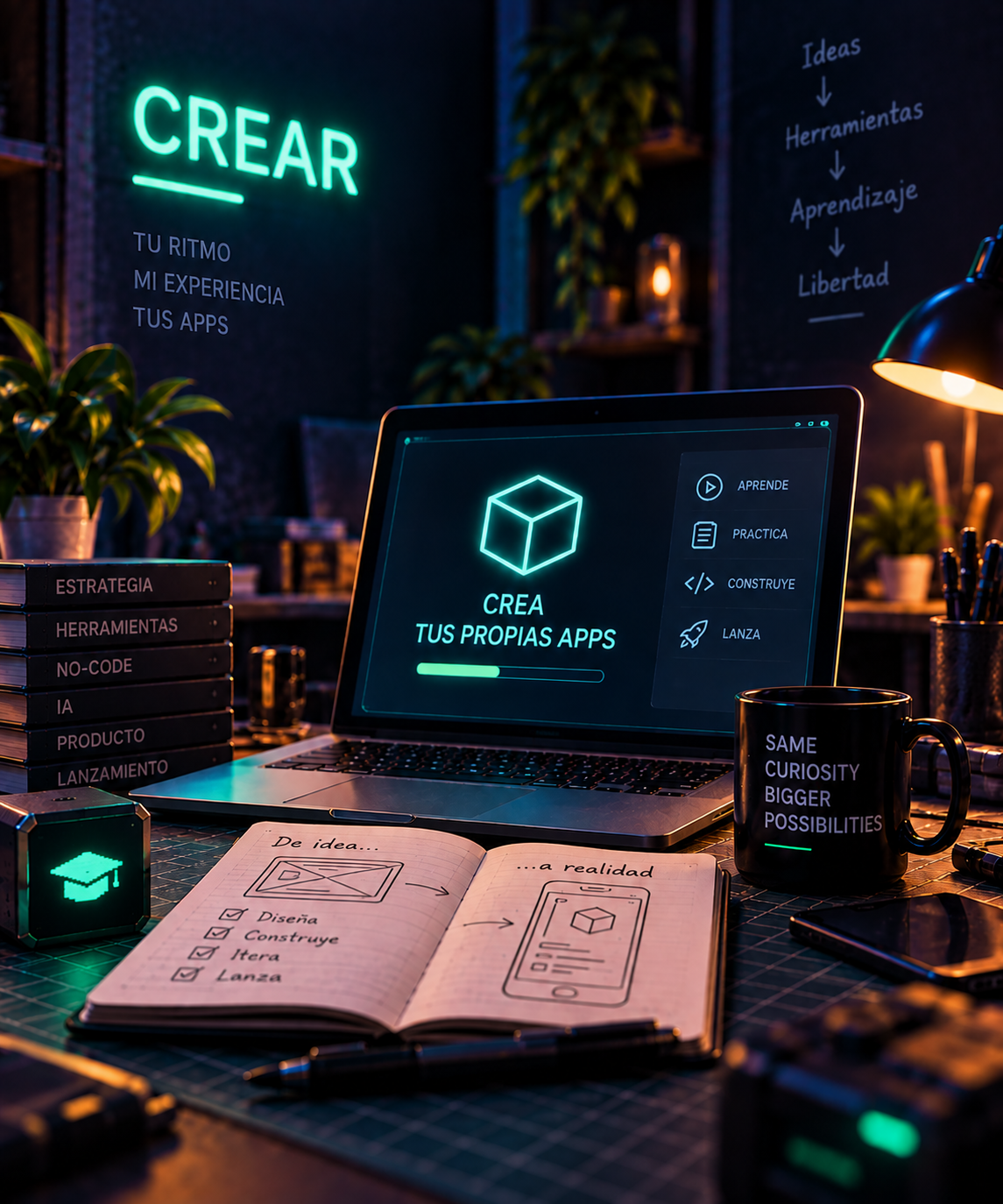 Ilustración — CREAR: Aprende a crearla
