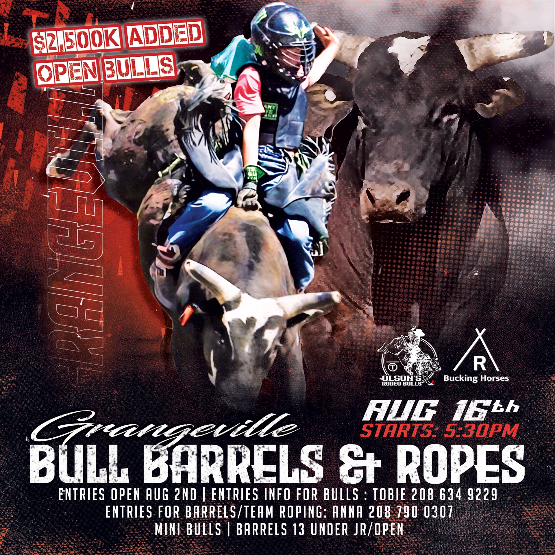 Bulls, Barrels & Ropes – Free Rodeo Event | Grangeville Border Days