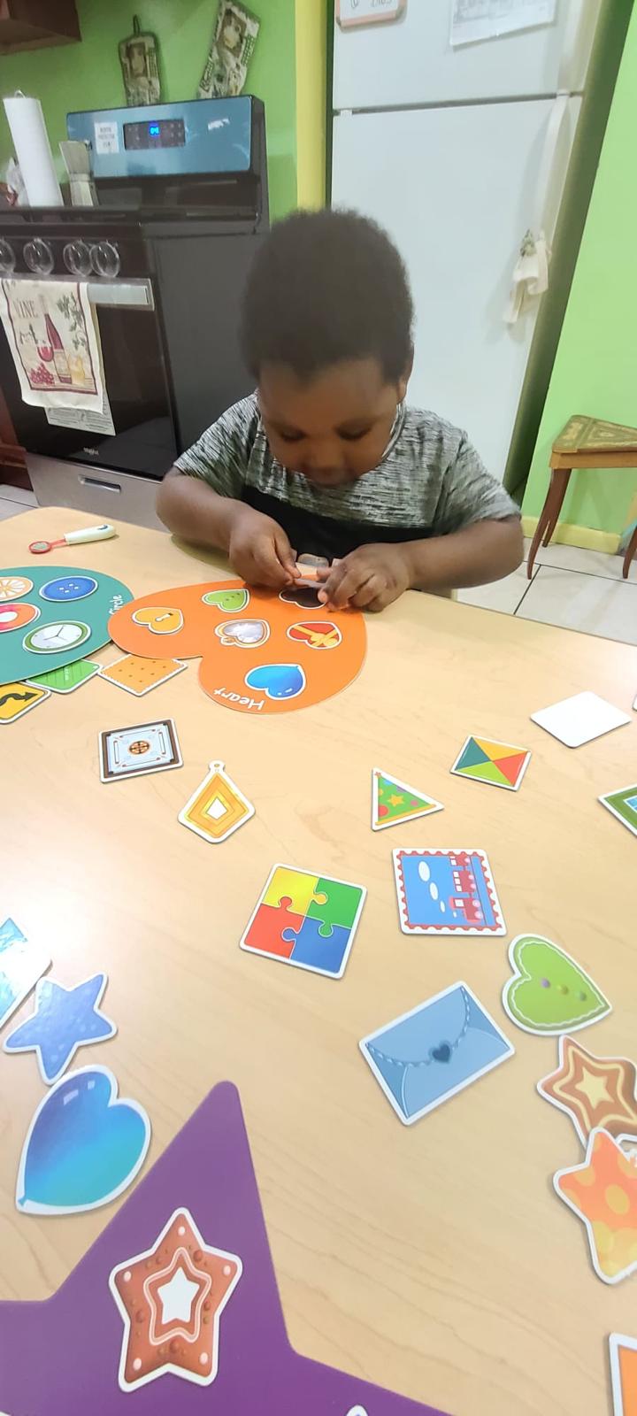 Alphabet block building