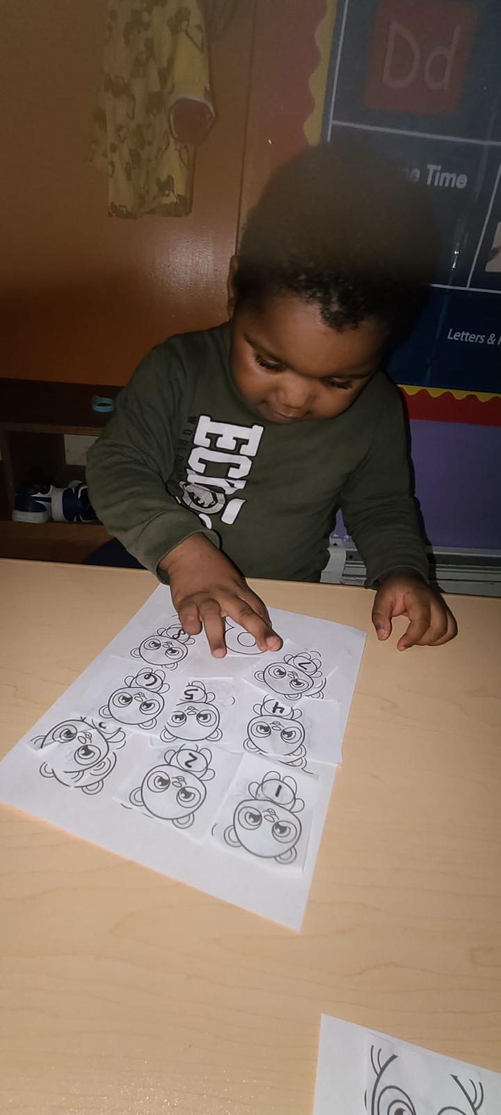 Preschool writing alphabet