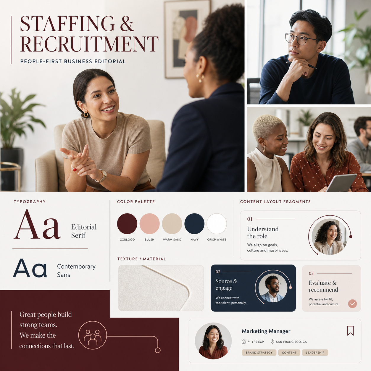 Staffing and Recruitment brand foundation
