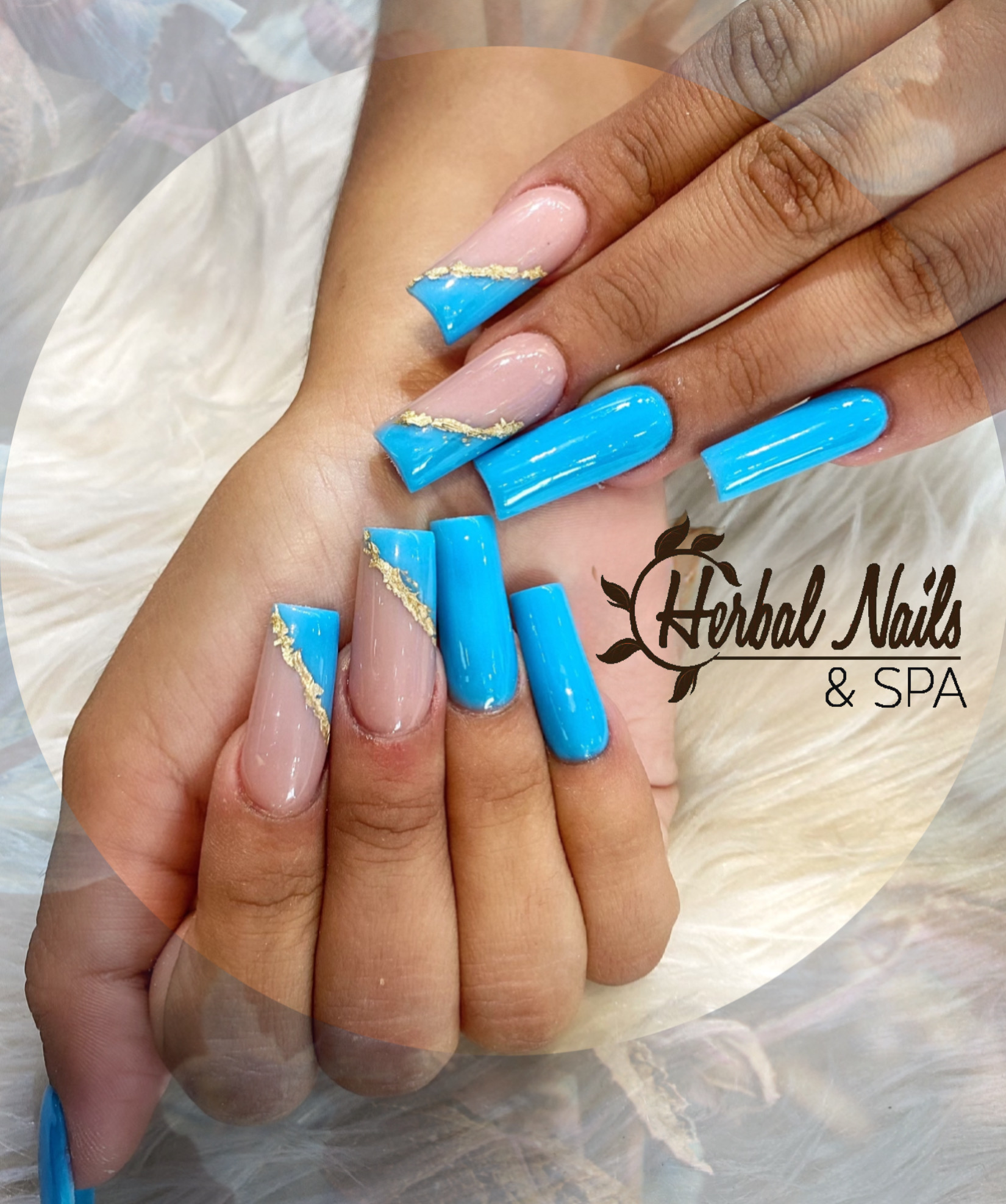 Acrylic full set Brea nail salon
