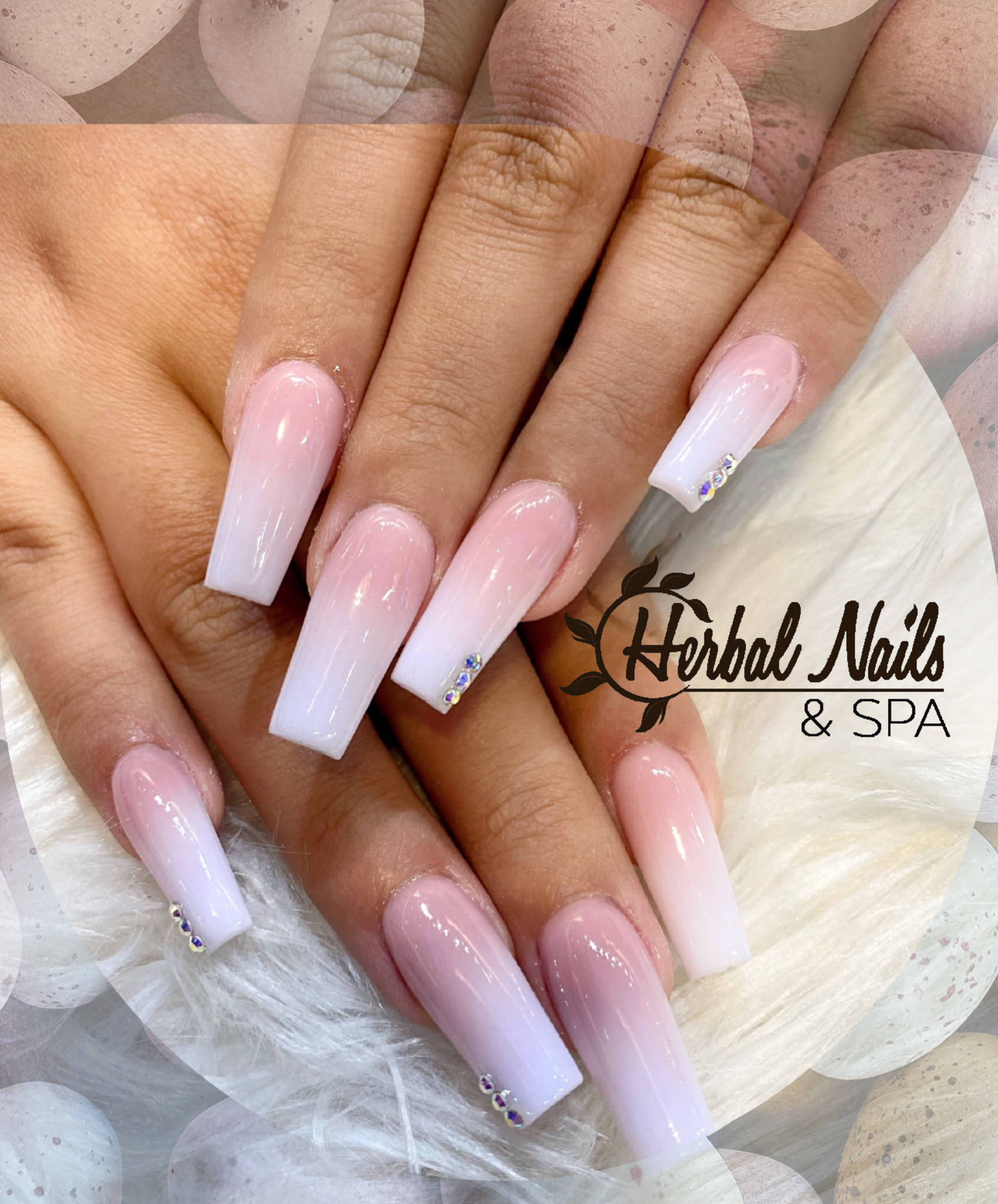 Ombre nail design Brea nail salon