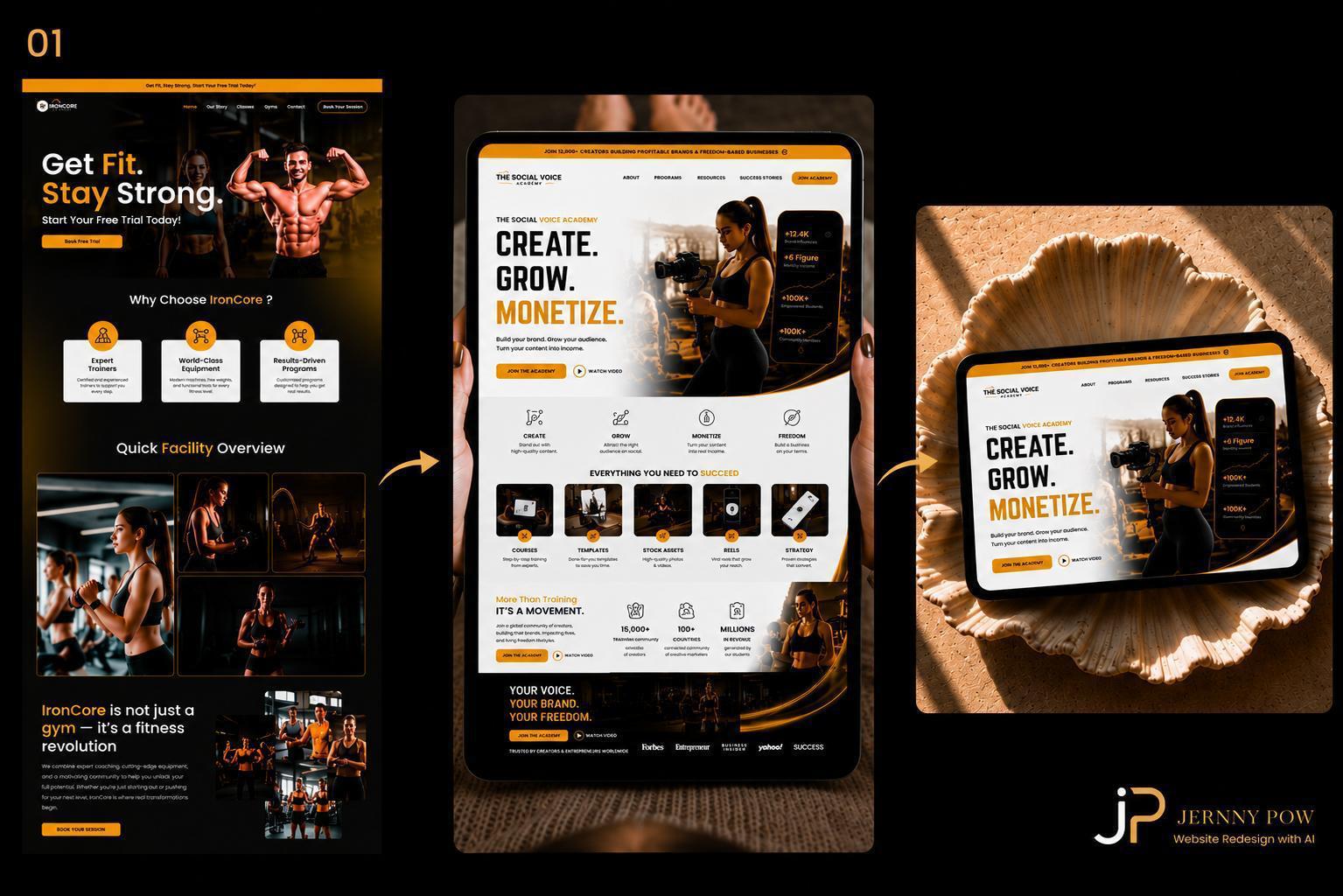 The Social Voice Blueprint, Websites