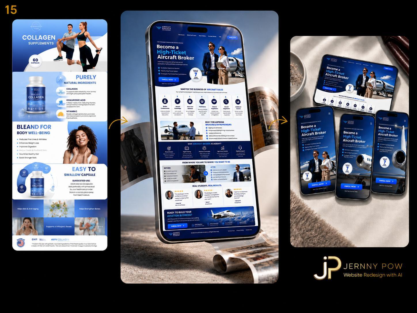 The Aviation Broker Blueprint, Websites
