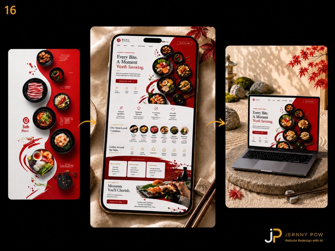 The Japanese Dining Blueprint, Websites