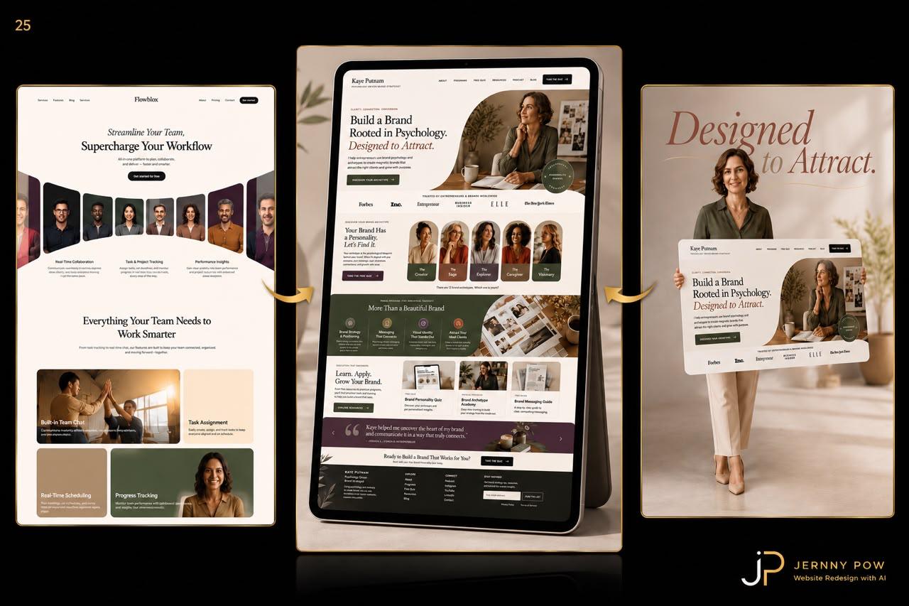 The Brand Psychology Blueprint, Websites