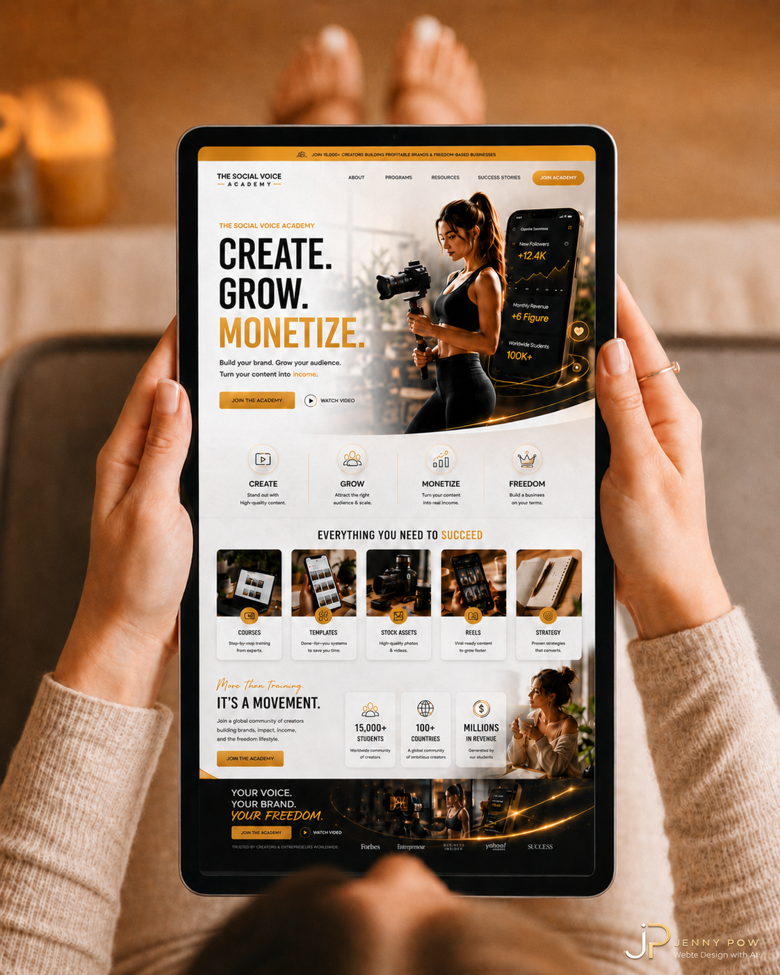 The Social Voice Blueprint, Websites