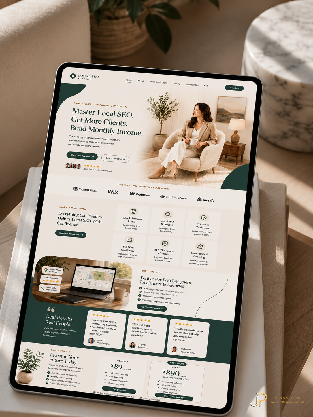The Local SEO Blueprint, Websites