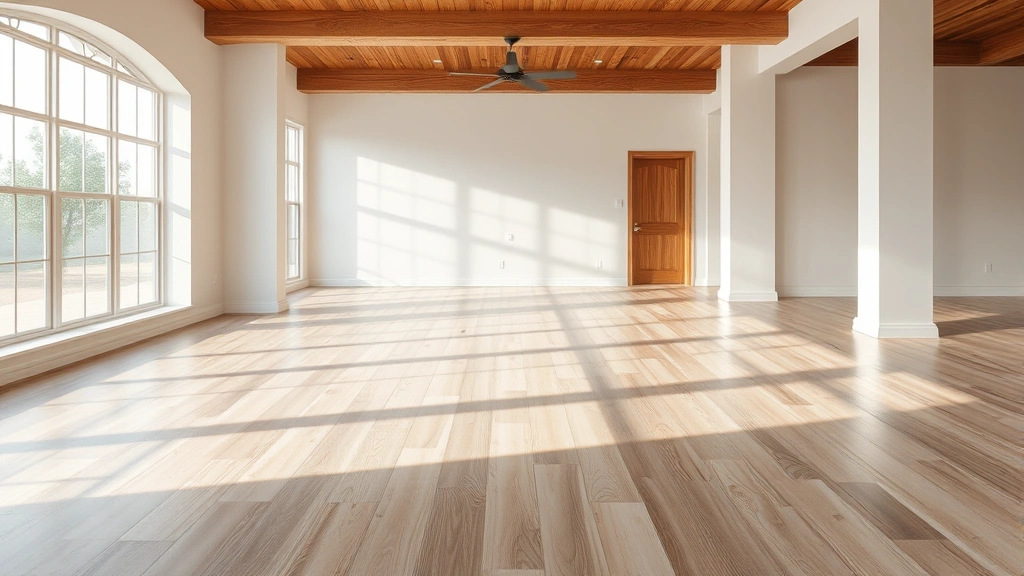 Flooring installation in a modern home in Dixon, CA with wood and tile surfaces.