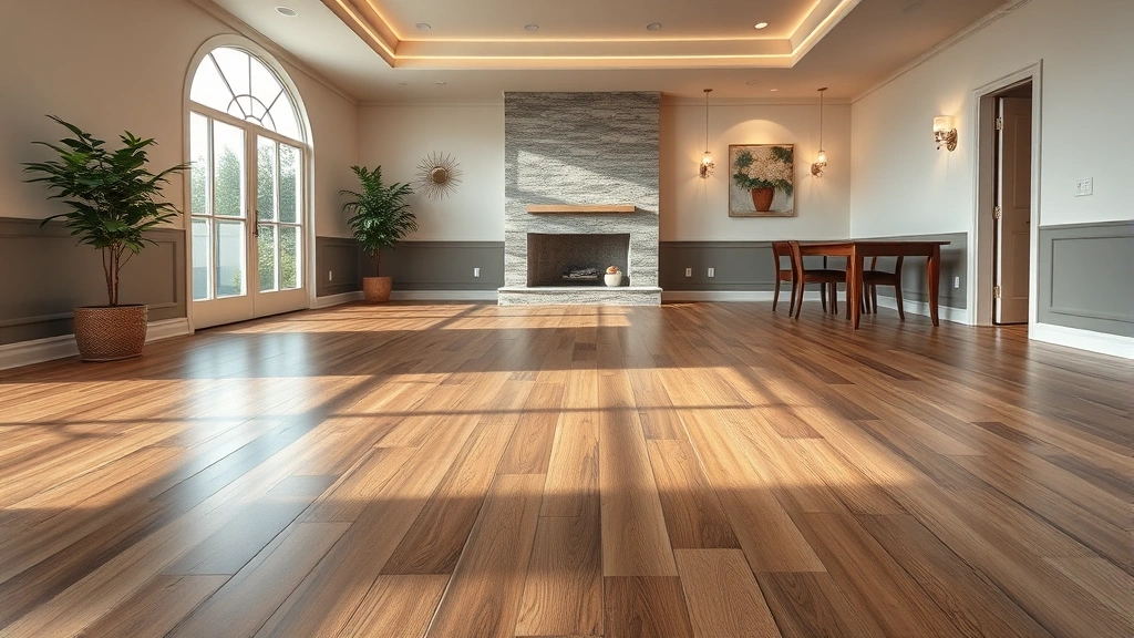 Flooring installation project in Cameron Park, CA showcasing hardwood and tile designs.