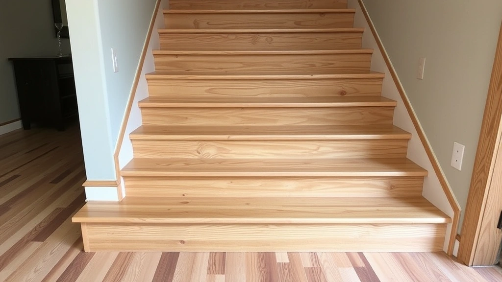 Hardwood Stair Tread Installation projects in Roseville CA showcasing beautiful craftsmanship and design.
