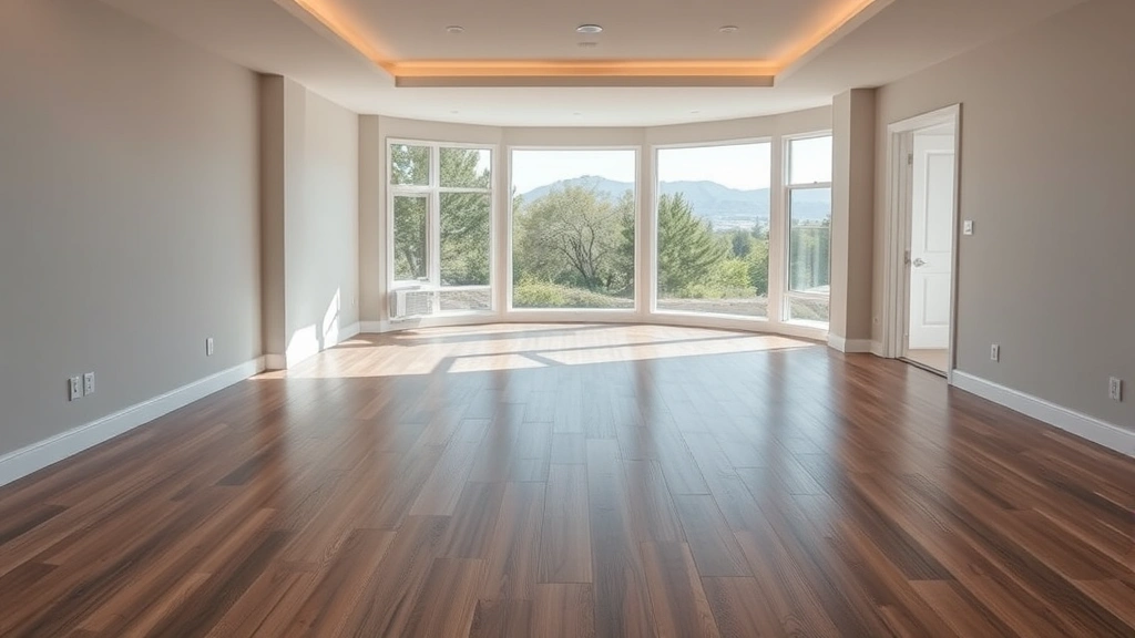 Flooring installation in a modern home in El Dorado Hills, CA.