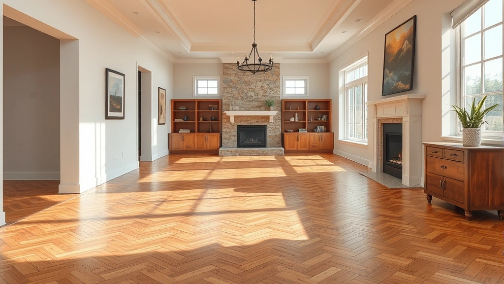 Flooring installation in a modern home in Folsom, CA showcasing hardwood and tile designs.