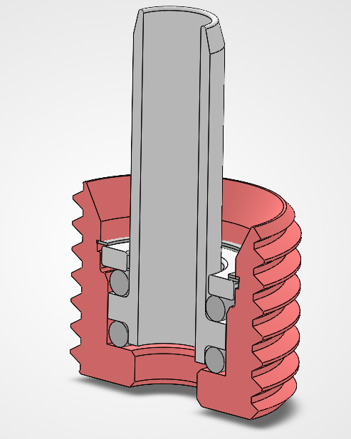 Coolant nozzle CAD assembly
