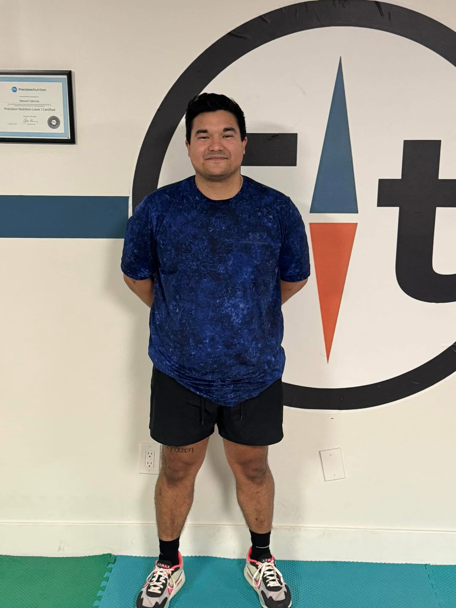 Personal training client before transformation, My Fitness Guide Lansing MI