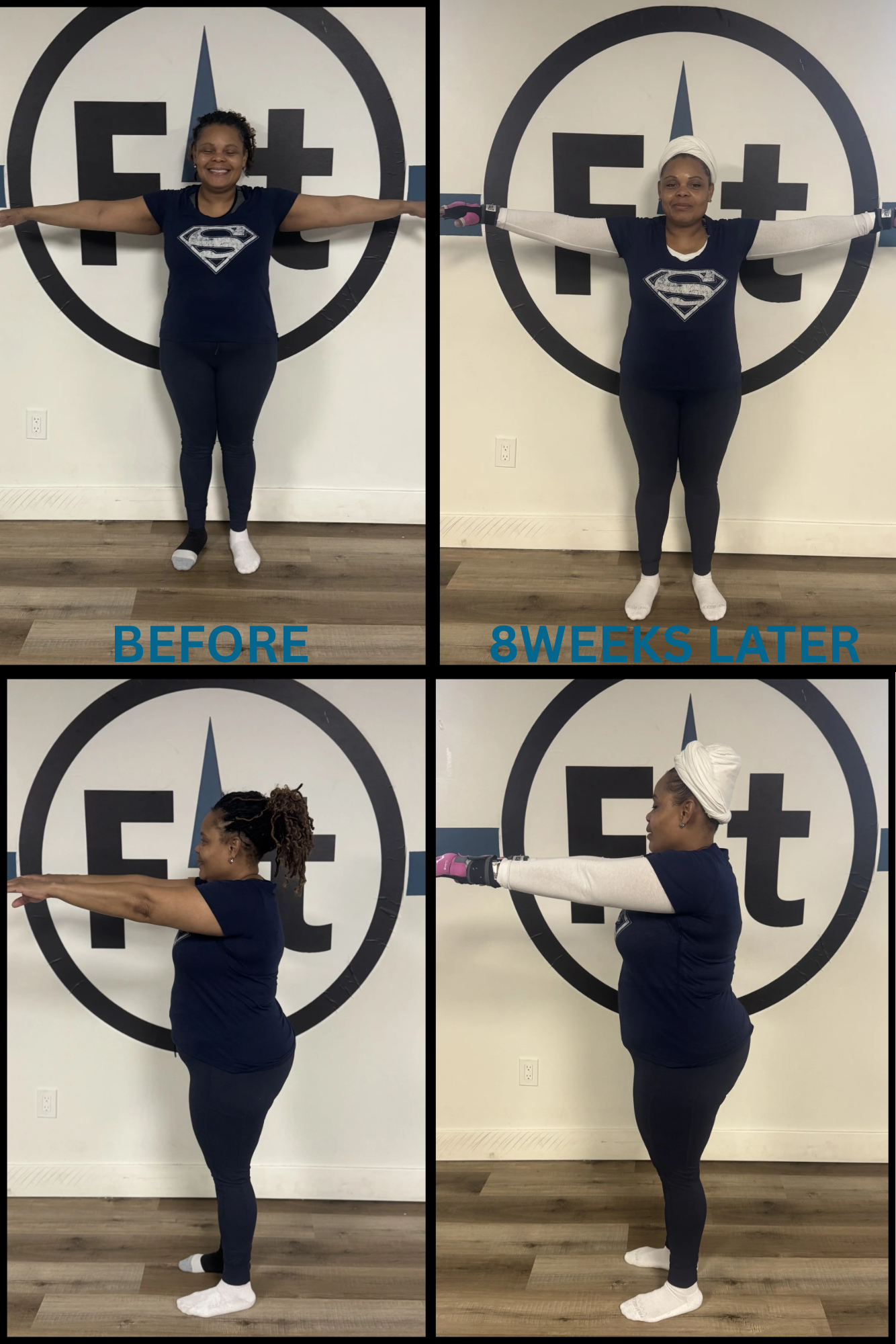 8-week personal training transformation, semi-private studio Lansing MI