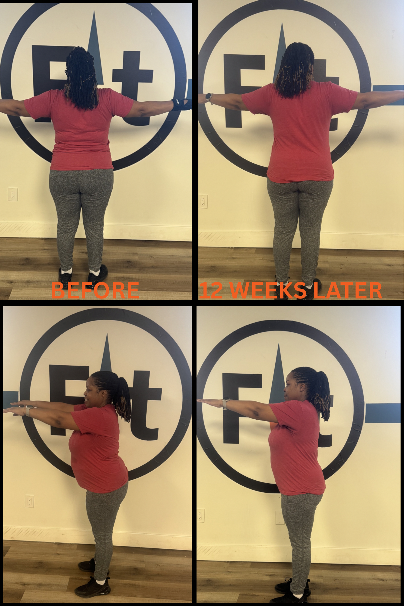 12-week personal training transformation results, My Fitness Guide Lansing