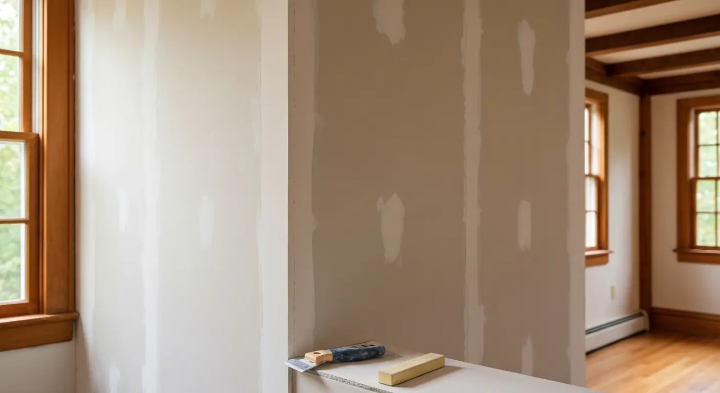Drywall repair work