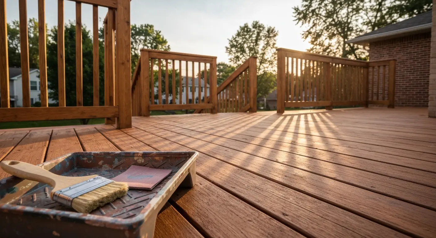 Deck painting service