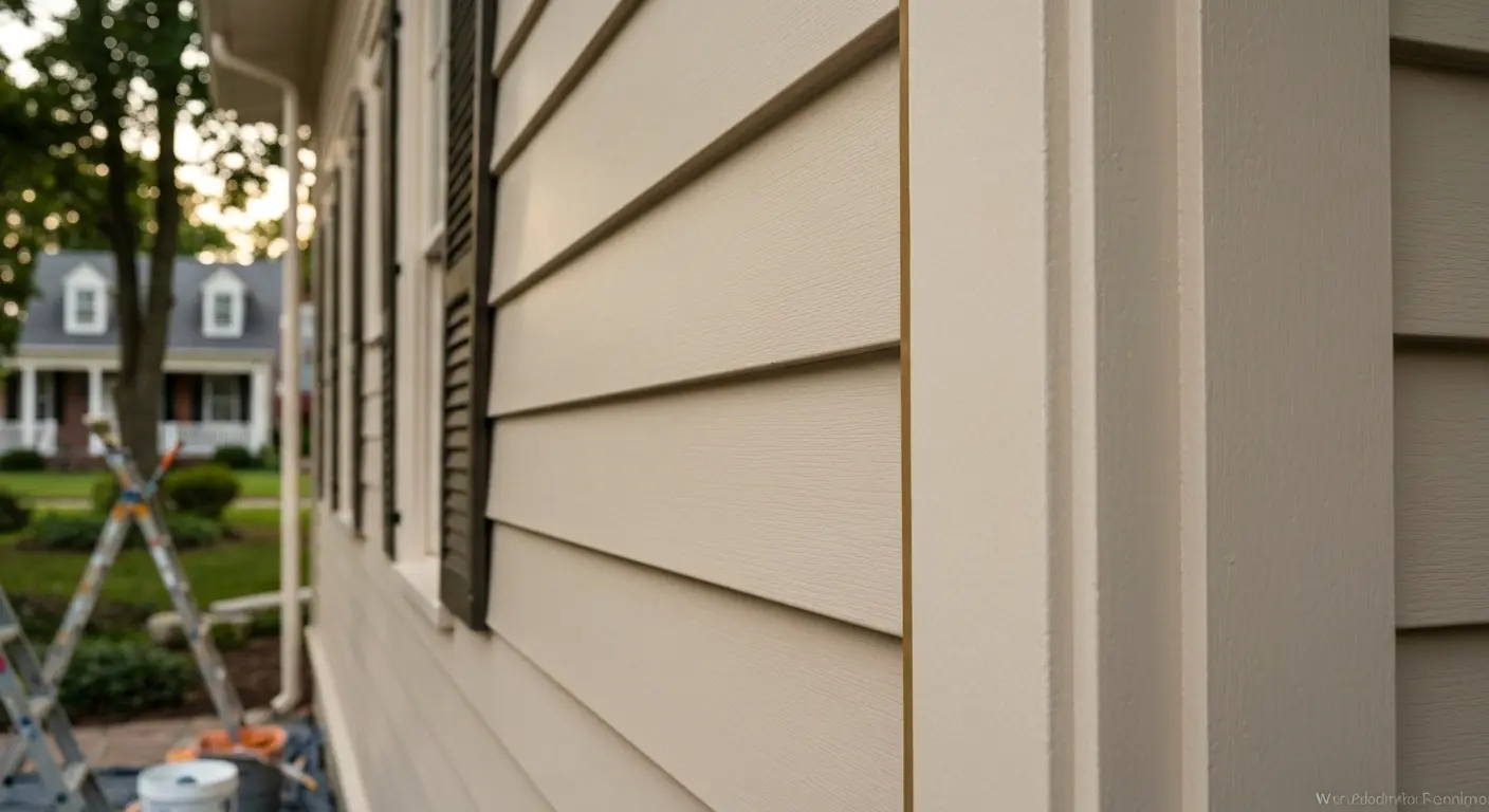 Exterior painting work