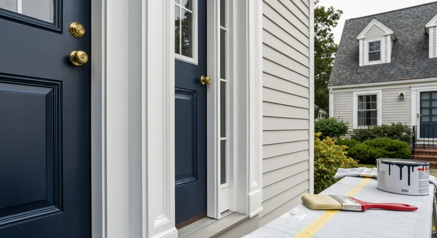 Trim and door painting