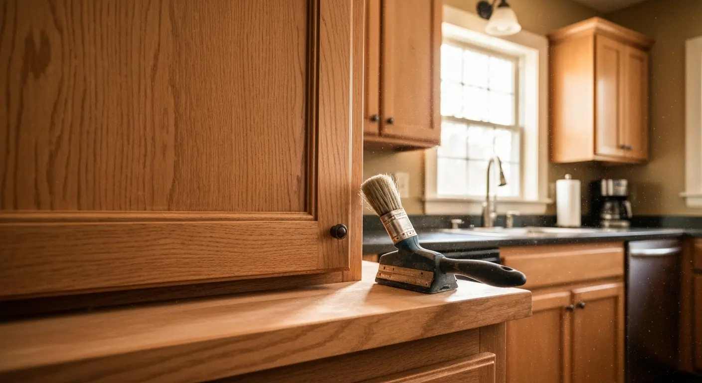 Cabinet refinishing service