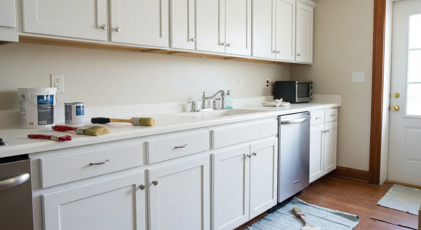 Kitchen cabinet painting